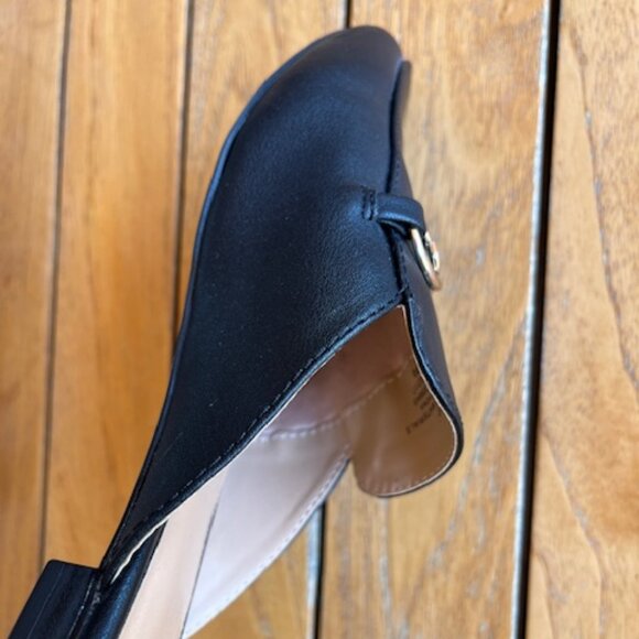 EUC Merona Women’s Black Mules Size 10 - Picture 10 of 16